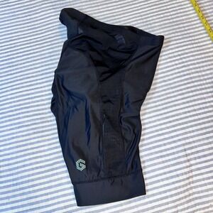 Canari Mens Gel Protection Padded Cycling Shorts Black Size Large Mesh Panels